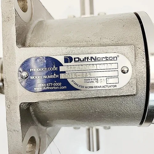Duff-Norton 10015-465 Stainless Worm Gear Actuator Screw Jack — product image 6 of 7