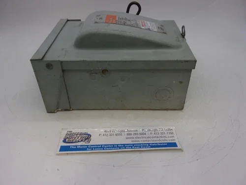 ITE NFR321 General Duty Enclosed Switch 30A 240V 3P Non-Fusible NEMA 3R — product image 8 of 8