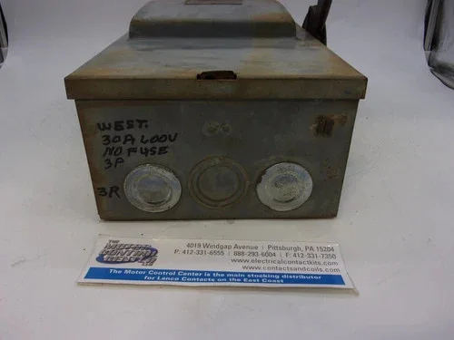 Westinghouse RHU361 Heavy Duty Safety Switch 30A 600V Non-Fusible NEMA 3R — product image 4 of 7