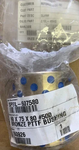 Oiles SPBL-607580 #500SP SL-4 Bronze PTFE Bushing — primary product image