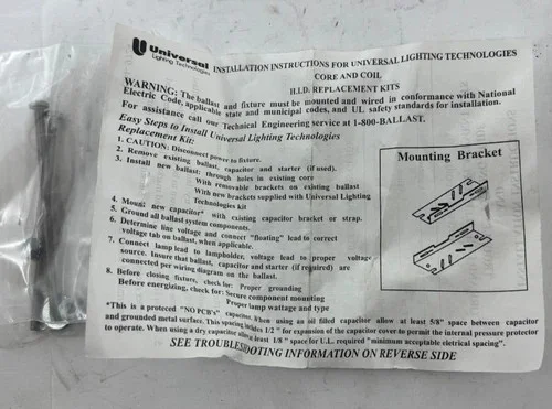 Universal Lighting Technologies M250ML5AC3M Metal Halide Magnetic Ballast Kit — product image 7 of 7