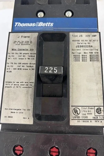 Thomas & Betts J Frame Molded Case Circuit Breaker JS360225A — product image 2 of 6