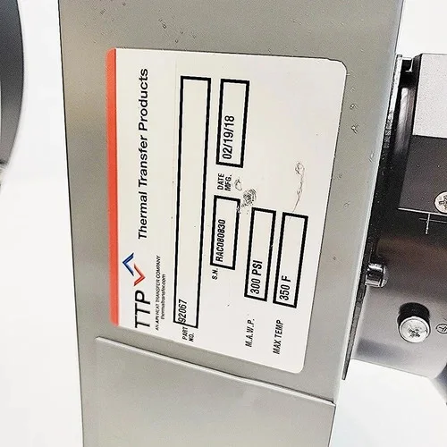 Cincinnati Fan SPB-12 Centrifugal Pressure Blower 3 HP with TTP 92067 Heat Exchanger — product image 11 of 12