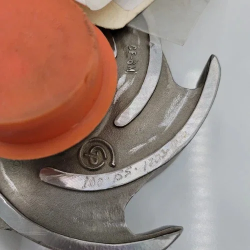 Goulds 3196 MTX Centrifugal Pump Impeller, 2x3-6, 6 Vane, 5.875" Diameter, 316SS — product image 4 of 9