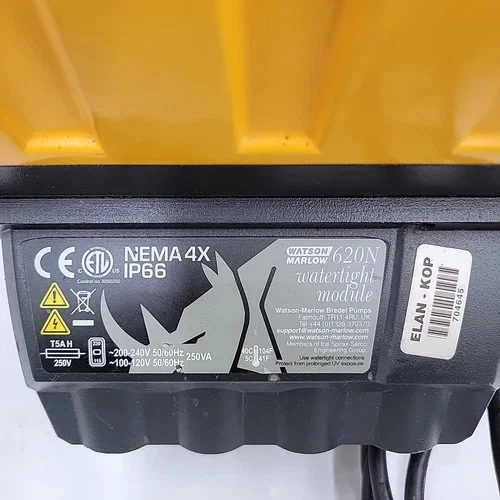 Watson Marlow 620S Peristaltic Pump with 620N Watertight Module NEMA 4X IP66 — product image 9 of 11