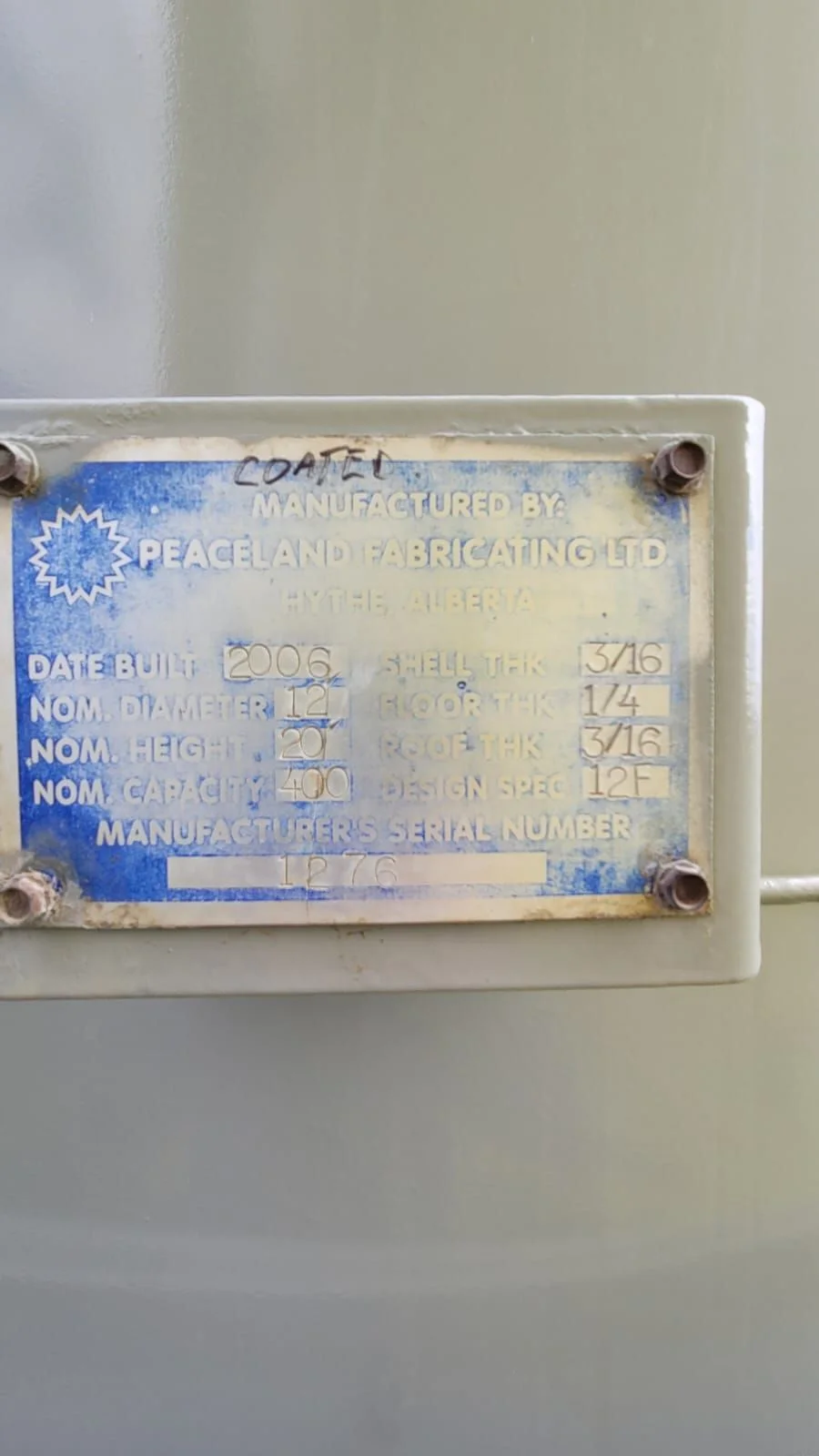 400 BBL Insulated Tanks – Refurbished 2024 — product image 3 of 6