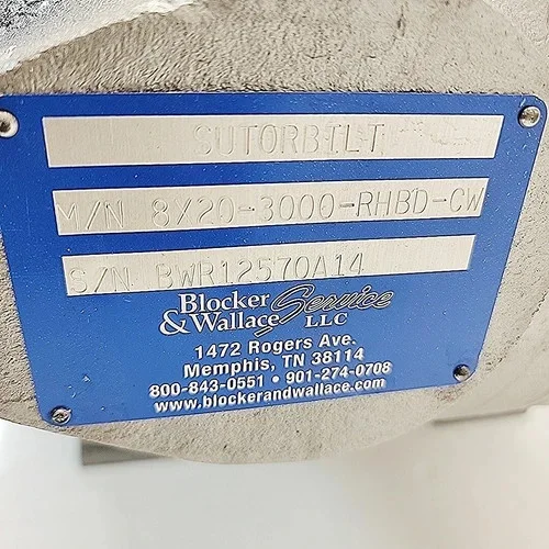 Sutorbilt 8x20-3000-RHBD-CW Positive Displacement Blower — product image 8 of 9