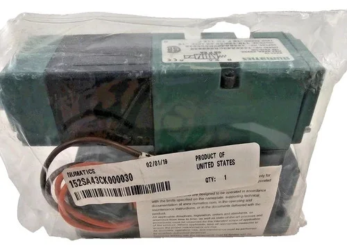 Numatics Solenoid Valve with Speed Control and Regulator Plug-In Assembly 152SA43CK000030 — product image 4 of 8