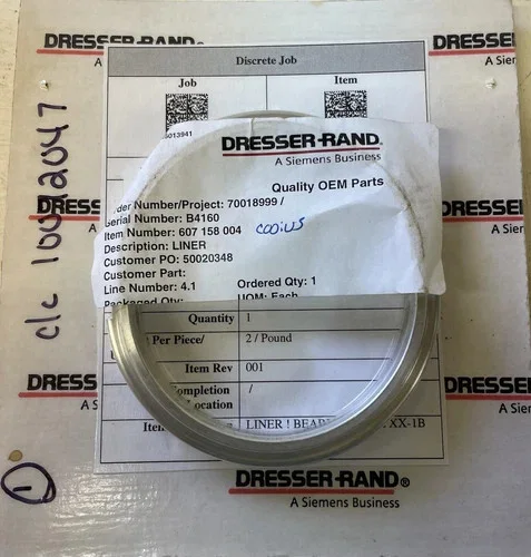 Dresser-Rand Bearing Liner 607-158-004 XX-1B — primary product image
