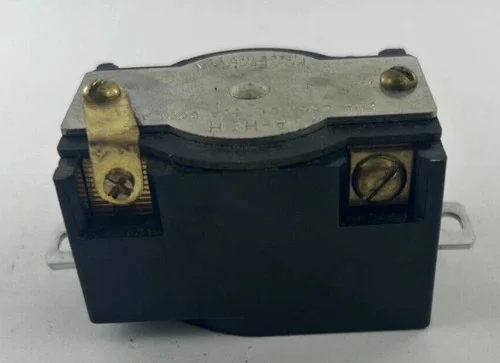 Arrow Hart 20403 Power-Lock Single Receptacle Grounded 4-Wire Bakelite — product image 3 of 5