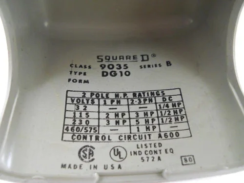 Square D 9035 DG10 Float Switch with Arm, Series B — product image 3 of 7