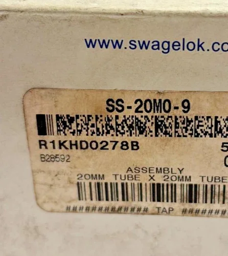 Swagelok SS-20M0-9 Stainless Steel 90° Elbow Tube Fitting, 20mm Tube x 20mm Tube — primary product image