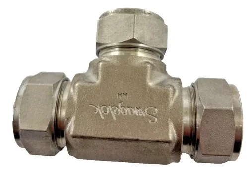 Swagelok Stainless Steel Union Tee SS-20M0-3, 20mm Tube — product image 6 of 6