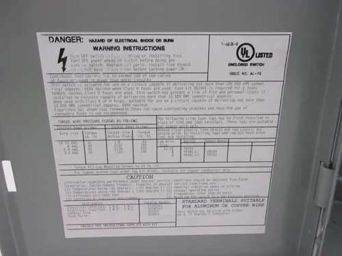 Eaton Cutler-Hammer DH261FRK Heavy Duty Safety Switch 30A 2 Pole Fusible Class H NEMA 3R — product image 2 of 6