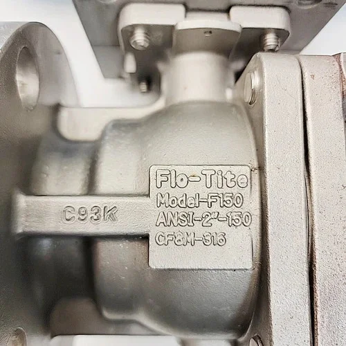 Flo-Tite F150 2-Inch Stainless Steel Ball Valve ANSI Class 150 with Pneumatic Actuator — product image 4 of 5
