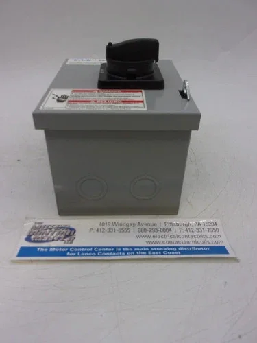 Eaton Cutler-Hammer DR3025UG 25A Non-Fusible Rotary Safety Switch — product image 5 of 8