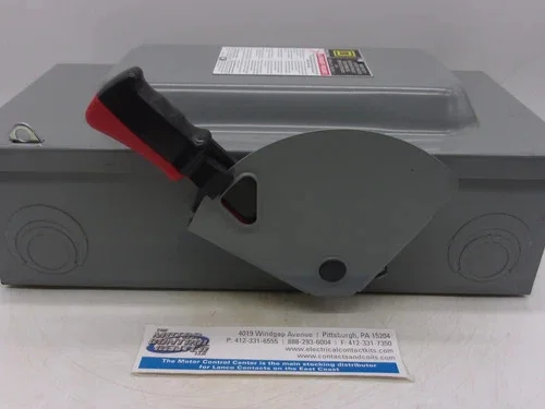 Square D HU362 Heavy Duty Safety Switch 60A 600V — product image 6 of 8