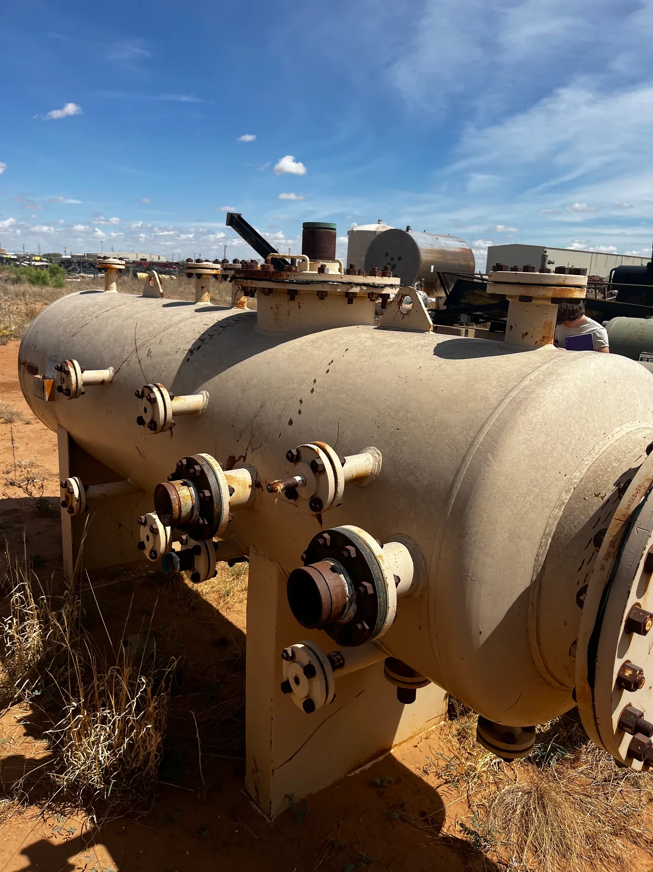 Area Tanks 3-Phase Horizontal Separator, 36 in x 10 ft, Serial J-157 — product image 4 of 6