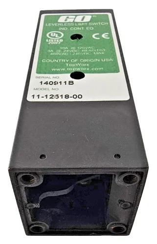 TopWorx GO Switch Leverless Limit Switch 11-12518-00 — product image 10 of 10