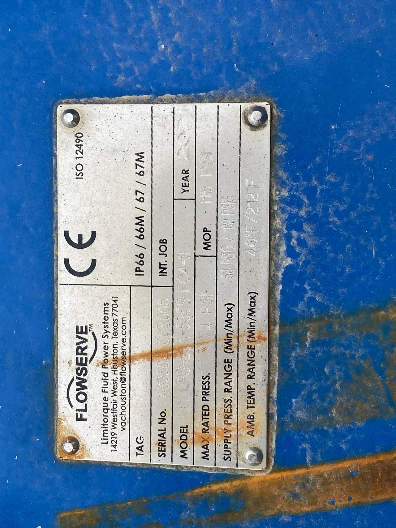 Neway 20" Class 300 Trunnion Mounted Ball Valve with Limitorque Pneumatic Actuator — product image 11 of 12