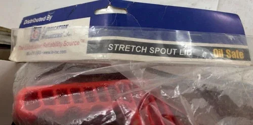 OilSafe Stretch Spout Lid, Red — product image 2 of 5
