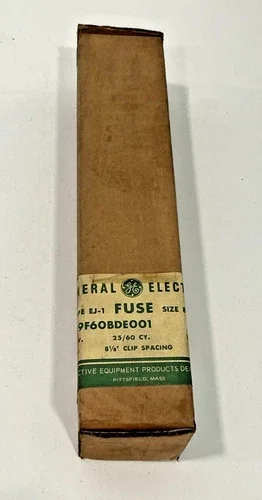 General Electric Type EJ-1 Current Limiting Fuse 9F60BDE001 — primary product image