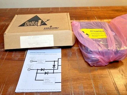 Emerson DeltaV KJ1501X1-BC2 Dual DC/DC System Power Supply 12P2186X042 — primary product image