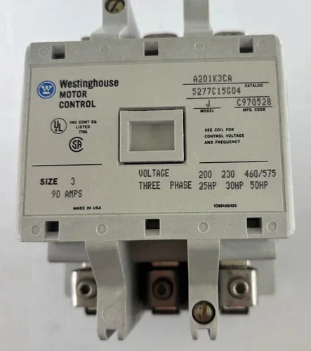 Cutler-Hammer A201K3CA Non-Reversing Contactor — product image 4 of 6