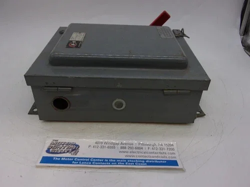 Cutler-Hammer Heavy Duty Safety Switch 4105H2441H, 30A 240V 3P Fusible — product image 8 of 8