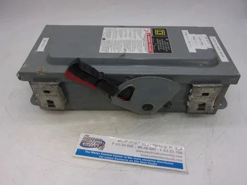 Square D H321AWK Heavy Duty Safety Switch, 30A, 2P, Fusible, 240V, NEMA 3R — product image 5 of 8