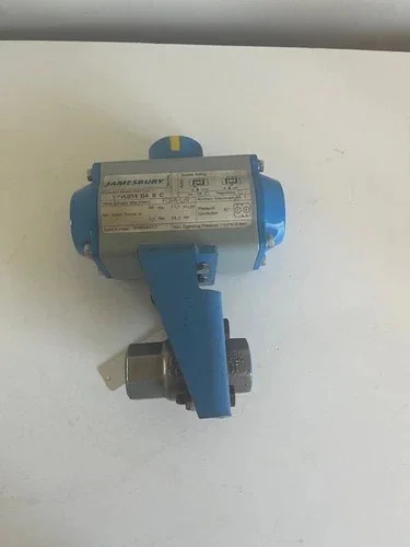 Jamesbury 3/4 Inch Ball Valve 3/4-213600TTAQ with VPVL051 Double Acting Pneumatic Actuator — primary product image