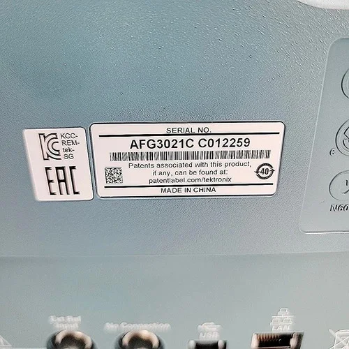 Tektronix AFG3021C Single Channel Arbitrary Function Generator 25 MHz — product image 8 of 10