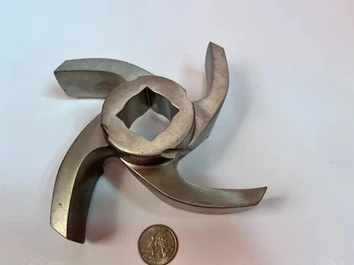 Tri-Clover 6-Inch Radial Mixer Agitator Impeller 4-Blade with 1-Inch Square Bore — product image 4 of 6