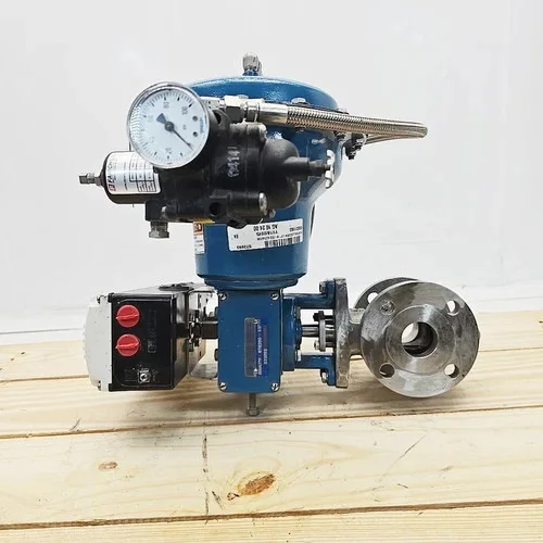 Dezurik 1.5" VPB Actuated Ball Valve 9656312R001 with ABB PositionMaster EDP300 — product image 5 of 6