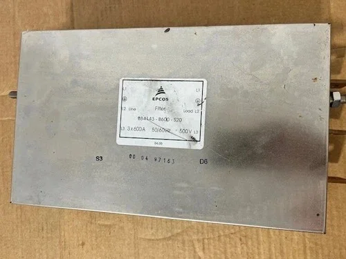 EPCOS TDK B84143-B600-S20 Power Line Filter 500VAC 3x600A — product image 5 of 5