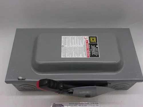 Square D HU362 Heavy Duty Safety Switch 60A 600V — product image 7 of 8
