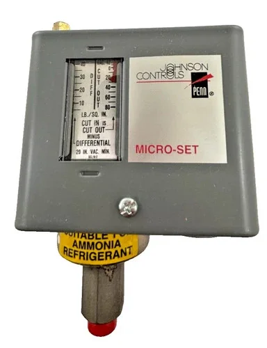 Johnson Controls P72CA-18C Micro-Set Suction Pressure Control Switch — product image 4 of 6