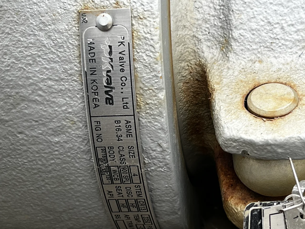PK Valve Gate Valve B164 4" Class 900 WCB — product image 3 of 4