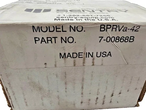 Sentry BPRVA-42 Back Pressure Regulator Relief Valve — product image 2 of 3