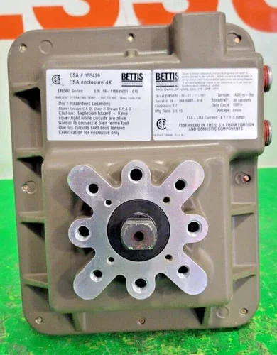 Bettis TorqPlus EM-800 Electric Quarter-Turn Valve Actuator, 1000 in-lb Torque, 24VDC — product image 3 of 4