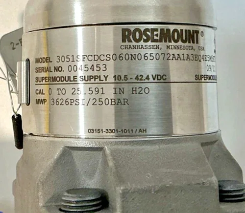 Rosemount 3051SFC Compact Conditioning Orifice Flow Meter 6-Inch with Integrated Transmitter — product image 10 of 18