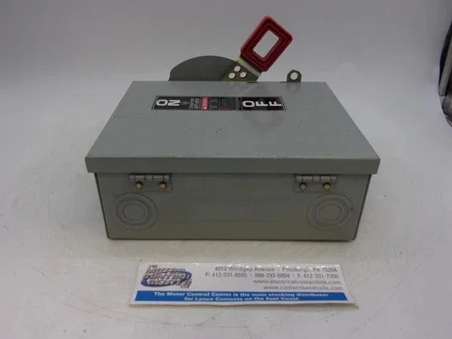 GE THN3361 General Duty Safety Switch 30A 600V 3P Non-Fusible NEMA 1 — product image 8 of 8