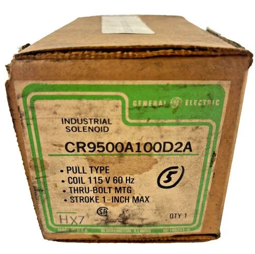 General Electric CR9500A100D2A Industrial Solenoid, Pull Type, 115V 60Hz — product image 3 of 8