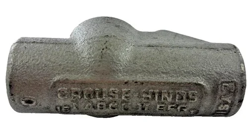 Crouse-Hinds EYS11SA 1/2" Vertical & Horizontal Female Seal Fitting Aluminum — product image 3 of 6