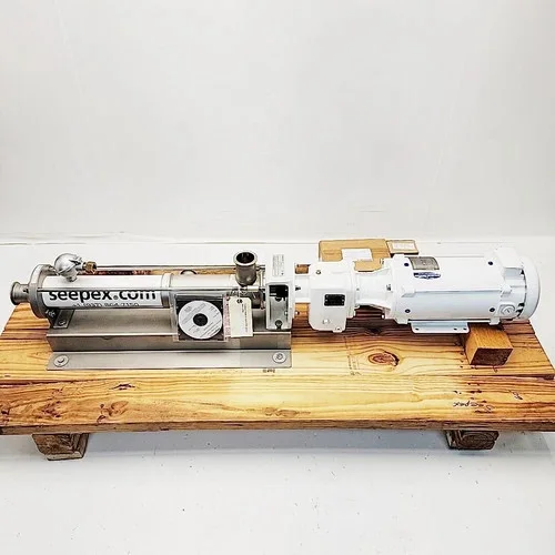 SEEPEX BCSB 2-12 Progressive Cavity Pump with Nord SK 12F N140TC Gear Reducer and Baldor 1.5 HP DC Motor — primary product image