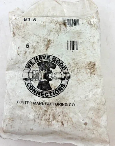 Foster 61-5 3/4" Hose Stem One Way Shut Off Manual Air Connector (Pack of 5) — primary product image