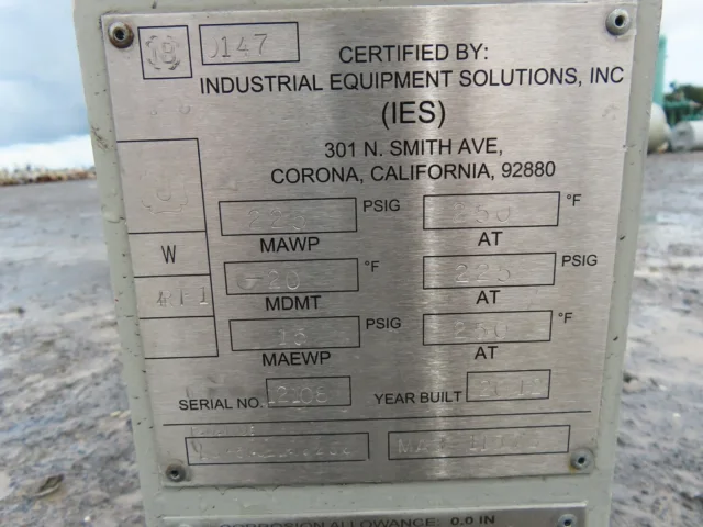 IES Custom Pressure Vessel 6-3/4" x 18" — product image 6 of 10