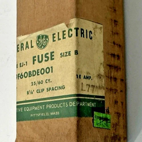 General Electric Type EJ-1 Current Limiting Fuse 9F60BDE001 — product image 3 of 6