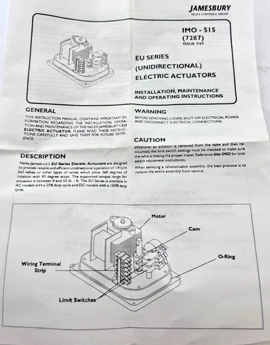 Neles Jamesbury EU-25-01-Q Electric Valve Actuator — product image 6 of 6