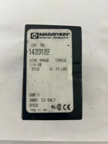 Marathon Special Products 1423122 3-Pole Power Terminal Block — primary product image